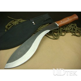 Manual Made OEM Cold Steel Dog Leg Machete Knife Survival Knife with Wood Handle UDTEK01236  